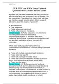 NUR352Exam32026Latest Updated Questions With Answers Success Guide&period;