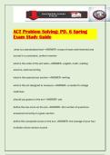 ACT Problem Solving&colon; PD&period; 6 Spring Exam Study Guide