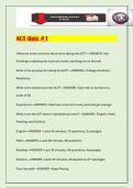 ACT Quiz &num;1