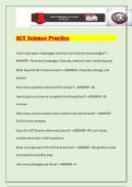 ACT Science Practice