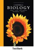 FULL TEST BANK - Campbell Biology 11th Edition by Urry &lpar;Author&rpar; COMPLETE CHAPTERS WITH VERIFIED ANSWERS- GURANTEED PASS