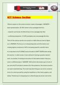 ACT Science Section