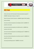 ACT Test 