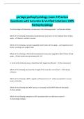portage pathophysiology exam 4 Practice Questions with Accurate & Verified Solutions 100&percnt; Pathophysiology