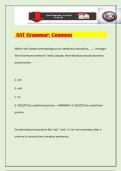SAT Grammar&colon; Common