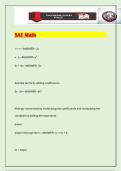 SAT Math