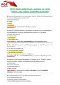 NR 565 Week 4 Midterm Exam&vert; Questions and Correct Answers Latest Updated 2026&sol;2027 &lpar;Graded A&plus;&rpar;- Chamberlain