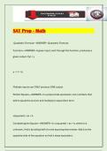 SAT Prep - Math