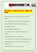 SAT Prep - Vocab&comma; SAT Prep - Math&comma; SAT Prep