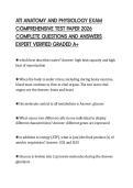 ATI ANATOMY AND PHYSIOLOGY EXAM COMPREHENSIVE TEST PAPER 2026 COMPLETE QUESTIONS AND ANSWERS EXPERT VERIFIED GRADED A&plus;