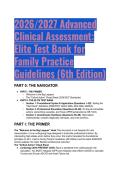 Complete Test Bank for Family Practice Guidelines&comma; 6th Edition by Jill C&period; Cash &lpar;2026&sol;2027 Clinical Updates&rpar;