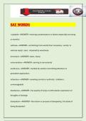 SAT WORDS