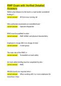 RWP Exam with Verified Detailed Answers&period;docx
