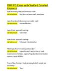 RWP PG Exam with Verified Detailed Answers&period;docx