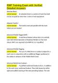 RWP Training Exam with Verified Detailed Answers&period;docx