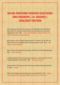 NR509 ADVANCED PHYSICAL ASSESSMENT  MIDTERM WEEK 1-4 ACTUAL EXAM  QUESTIONS AND ANSWERS AND EXAMPLIFIED  PROCTORED EXAM 