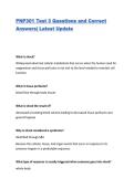 PNP301 TEST 3 Exam Questions and Correct Answers&vert; Latest Update