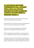 ATI CAPSTONE RN PROCTORED COMPREHENSIVE FINAL ASSESSMENT FORM A AND B 2026 DETAILED QUESTIONS WITH VERY ELABORATED ACCURATE SOLUTIONS PERFECTLY ARRANGED GRADED A&plus;