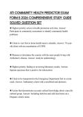 ATI COMMUNITY HEALTH PREDICTOR EXAM FORM B 2026 COMPREHENSIVE STUDY GUIDE SOLVED QUESTION SET