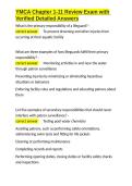 YMCA Chapter 1-11 Review Exam with Verified Detailed Answers&period;docx
