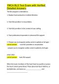 YMCA BLS Test Exam with Verified Detailed Answers&period;docx