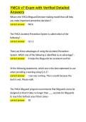 YMCA v7 Exam with Verified Detailed Answers&period;docx
