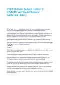 CSET Multiple Subject Subtest 1