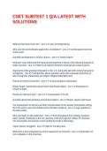 CSET SUBTEST 1 Q&sol;A LATEST WITH  SOLUTIONS
