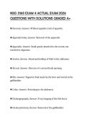 NSG 3160 EXAM 4 ACTUAL EXAM 2026 QUESTIONS WITH SOLUTIONS GRADED A&plus;