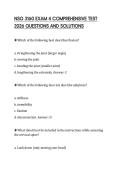 NSG 3160 EXAM 4 COMPREHENSIVE TEST 2026 QUESTIONS AND SOLUTIONS