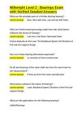 Millwright Level 2 - Bearings Exam with Verified Detailed Answers&period;docx