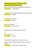 Millwright manual NB Exam with Verified Detailed Answers&period;docx