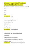 Millwright Level 4 Final Prep Exam with Verified Detailed Answers&period;docx