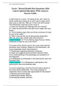 Psych &sol; Mental Health Hesi Questions 2026 Latest Updated Questions With Answers Success Guide