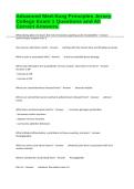 Advanced Med-Surg Principles Jersey College Exam 1 Questions and All Correct Answers&period;