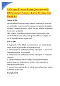 TAM card Practice Exam Questions with 100&percnt; Correct Answers Latest Versions Top Rated A&plus;&period;