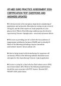 ATI MED SURG PRACTICE ASSESSMENT 2026 CERTIFICATION TEST QUESTIONS AND ANSWERS UPDATED