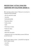 NSG320 EXAM 1 ACTUAL EXAM 2026 QUESTIONS WITH SOLUTIONS GRADED A&plus;