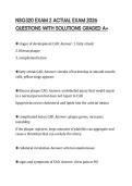 NSG320 EXAM 2 ACTUAL EXAM 2026 QUESTIONS WITH SOLUTIONS GRADED A&plus;