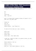 IA MED CFRN FINAL TEST Questions and Answers Updated 2026