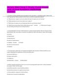 Jersey Med Surg 1 Study Guide Exam with Actual Answers 2025&sol;2026 Update&period;
