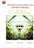 Full Test Bank Calculus 12th Edition by Varberg&comma; Purcell&comma; Rigdon &vert; Complete Chapters &vert; Verified Questions & Answers &vert; Detailed Rationales &vert; Updated Version