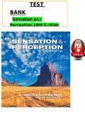 Sensation and Perception Practice Questions and Answers with Detailed Explanations