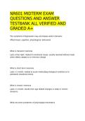 NR601 MIDTERM EXAM QUESTIONS AND ANSWER TESTBANK ALL VERIFIED AND GRADED A&plus; 