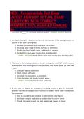 HESI - Fundamentals Test Bank LATEST 2026&sol;2027 ACTUAL EXAM QUESTIONS WITH CORRECT ANSWERS 100&percnt; VERIFIED GRADED A&plus;