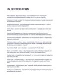 IAI CERTIFICATION QUESTIONS AND ANSWERS 2026
