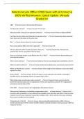 Veteran Service Officer &lpar;VSO&rpar; Exam with all Correct & 100&percnt; Verified Answers &vert;Latest Update &vert;Already Graded A&plus;