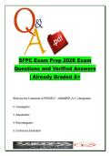 SFPC Exam Prep 2026 &ndash; 180 Questions on PERSEC&comma; RMF&comma; OPSEC & DoD Security Policies Exam