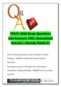 TPATC 2026 Exam &ndash; 100 Questions on Transport Physiology&comma; Trauma&comma; Airway & Critical Care Exam Prep