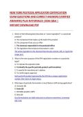 NEW YORK PESTICIDE APPLICATOR CERTIFICATION EXAM QUESTIONS AND CORRECT ANSWERS &lpar;VERIFIED ANSWERS&rpar; PLUS RATIONALES &vert;2026 Q&A &vert; INSTANT DOWNLOAD PDF